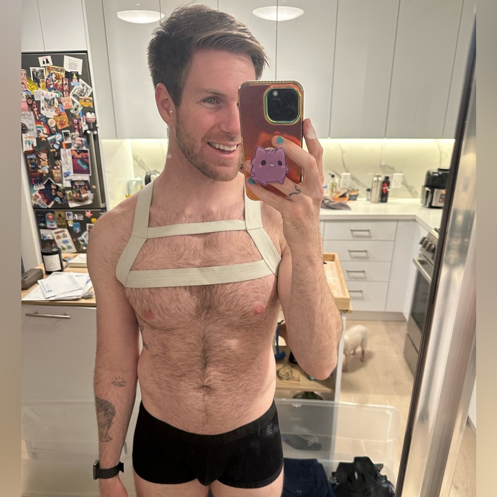 Slick It Up Elastic Chest Harness Size Small/ Medium